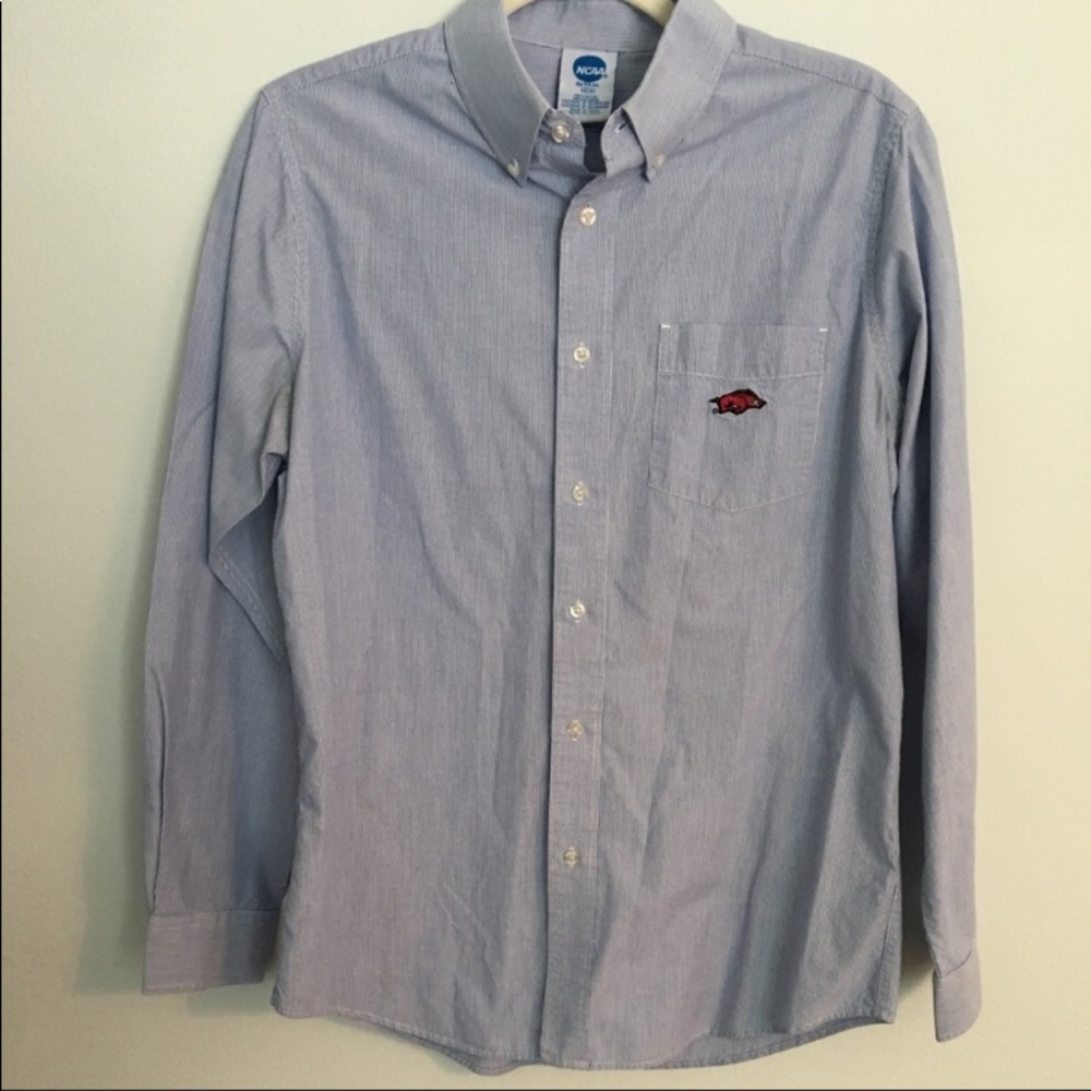 🐗University of Arkansas Razorback button down